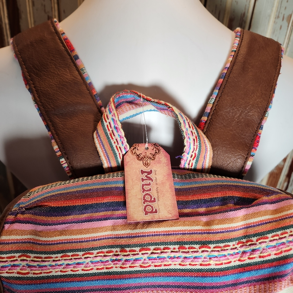 Mudd Backpack Southwest NWT Snap Closure - Picture 2 of 15